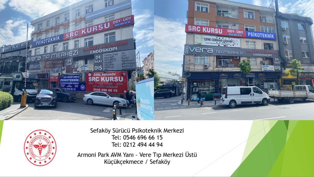 SEFAKÖY’DE SRC KURSU VE PSİKOTEKNİK MERKEZİ NEREDE? HİZMETLERİ NELERDİR?